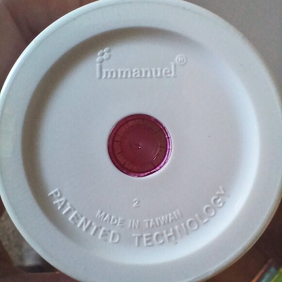 4 x Immanuel plastic tumblers - large - retro - crackled effect - Picture 3 of 7